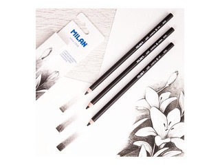 Ogles zīmuļi Milan Art, 3 gab.