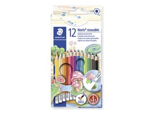 Карандаши цветные с ластиком Staedtler 144 50N, 12 шт.