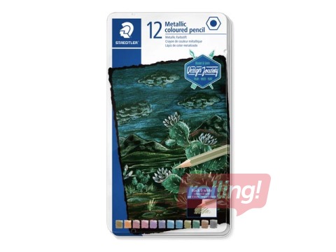 SALE Värvipliiatsid Staedtler 146M, metallikvärvid, 12 tk.