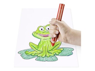 Värvilised pliiatsid teritajaga Staedtler Noris junior 140, 6 tk.