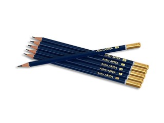 Grafiitpliiatsite komplekt Astra metallkarbis, 6 tk.