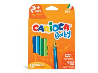 Цветные карандаши Carioca Baby, 10 цветов
