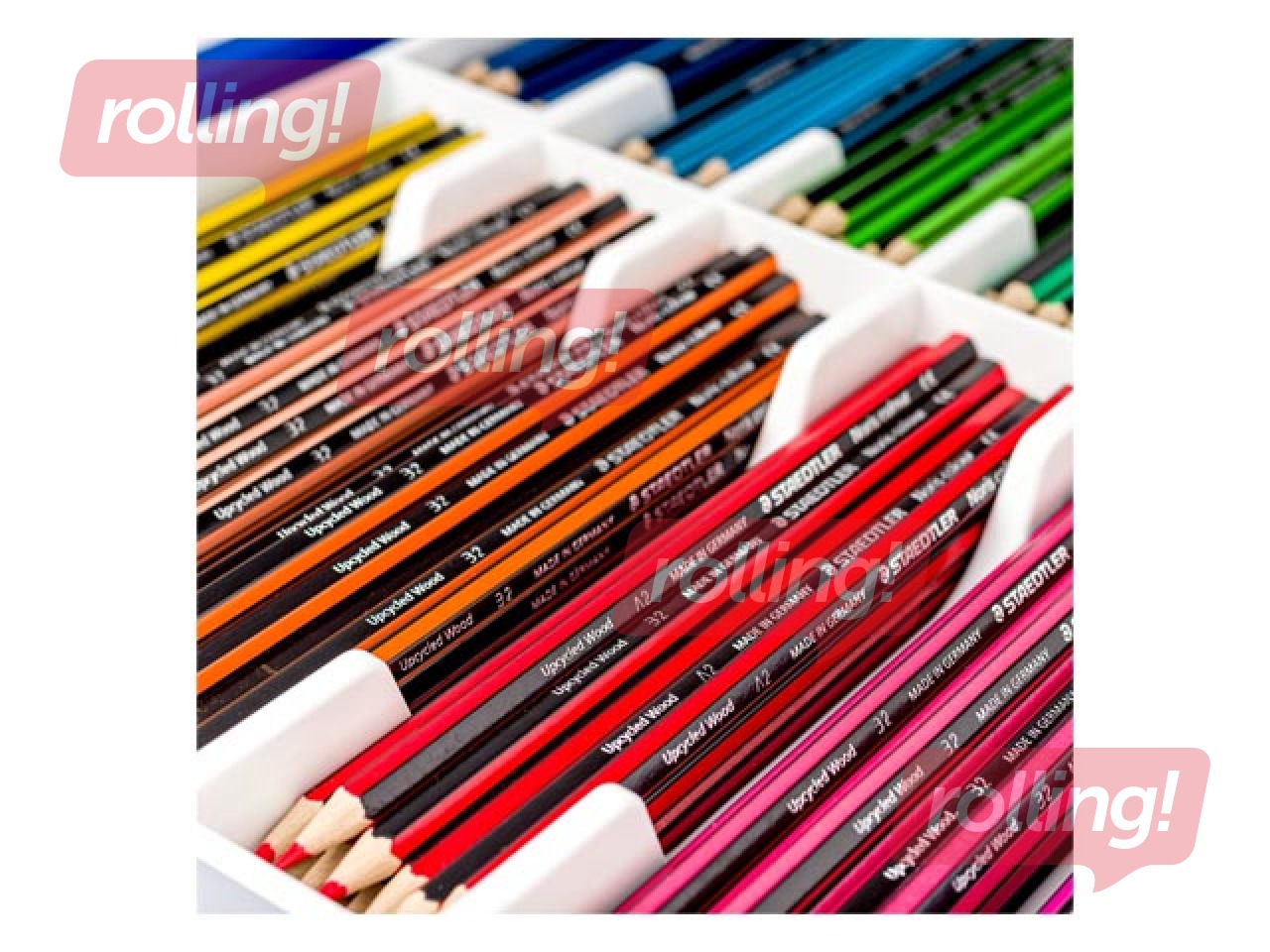 Värvipliiatsid koos teritajatega Staedtler 185, plastikkarbis, 288 tk.