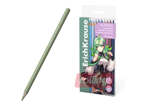 Värvipliiatsid ErichKrause, Manga, 12 värvi