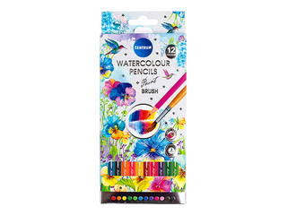 Värvipliiatsid Centrum, akvarell, 12 värvi