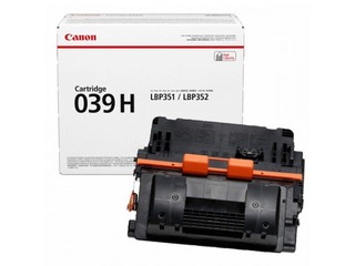 Tonera Kasete Canon 039H, Melna (25000 lpp)