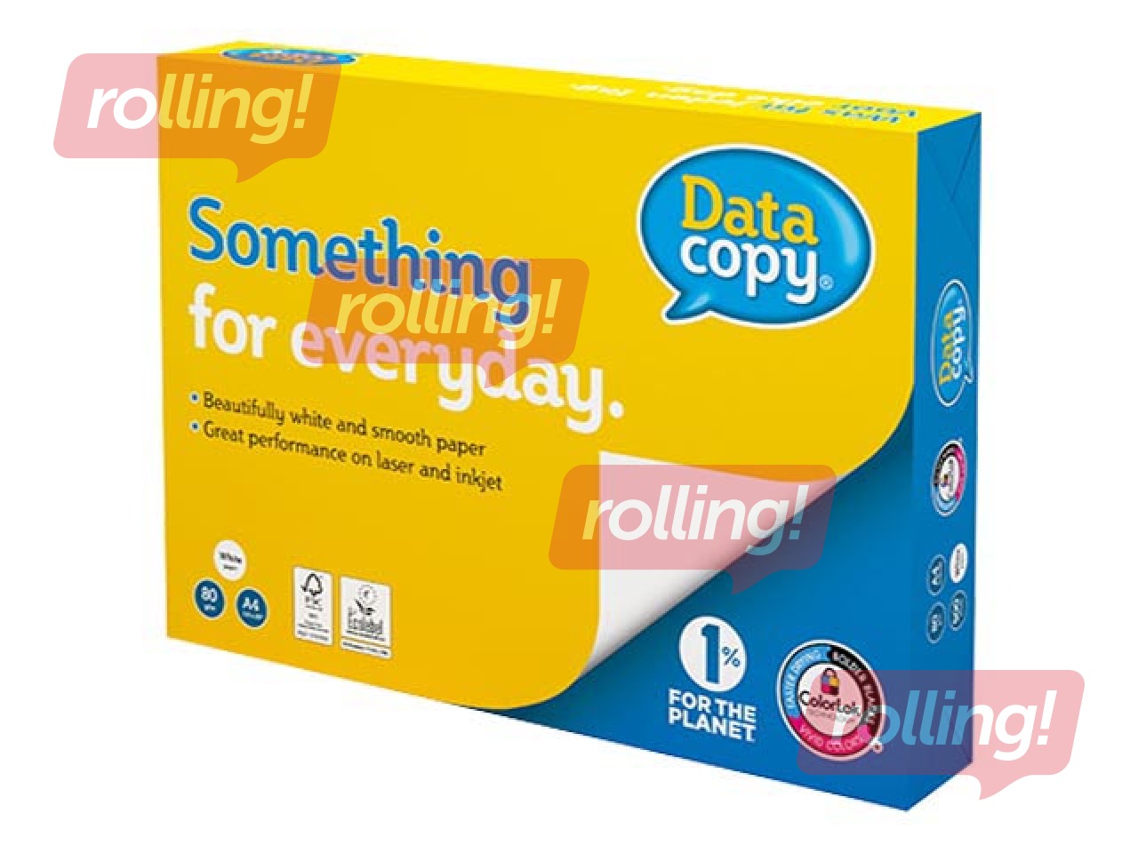 Koopiapaber Data Copy Everyday Printing, A4, 80g/m², 500 lehte 