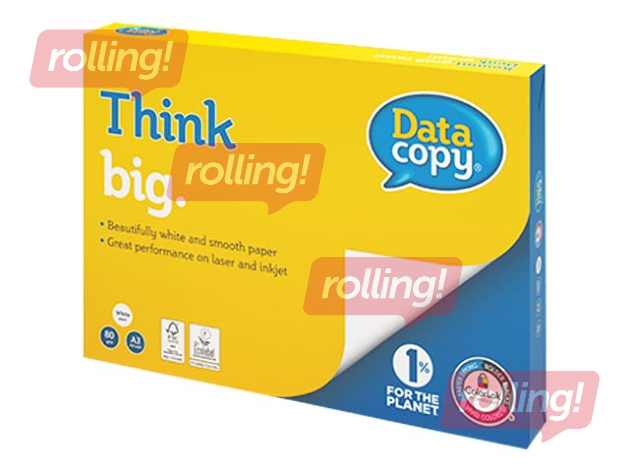Papīrs Data Copy Everyday Printing, A3, 80g/m², 500 loksnes