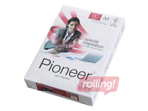 Koopiapaber Pioneer, A4, 80g/m², 500 lehte