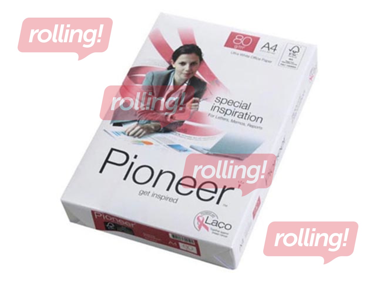 Koopiapaber Pioneer, A4, 80g/m², 500 lehte