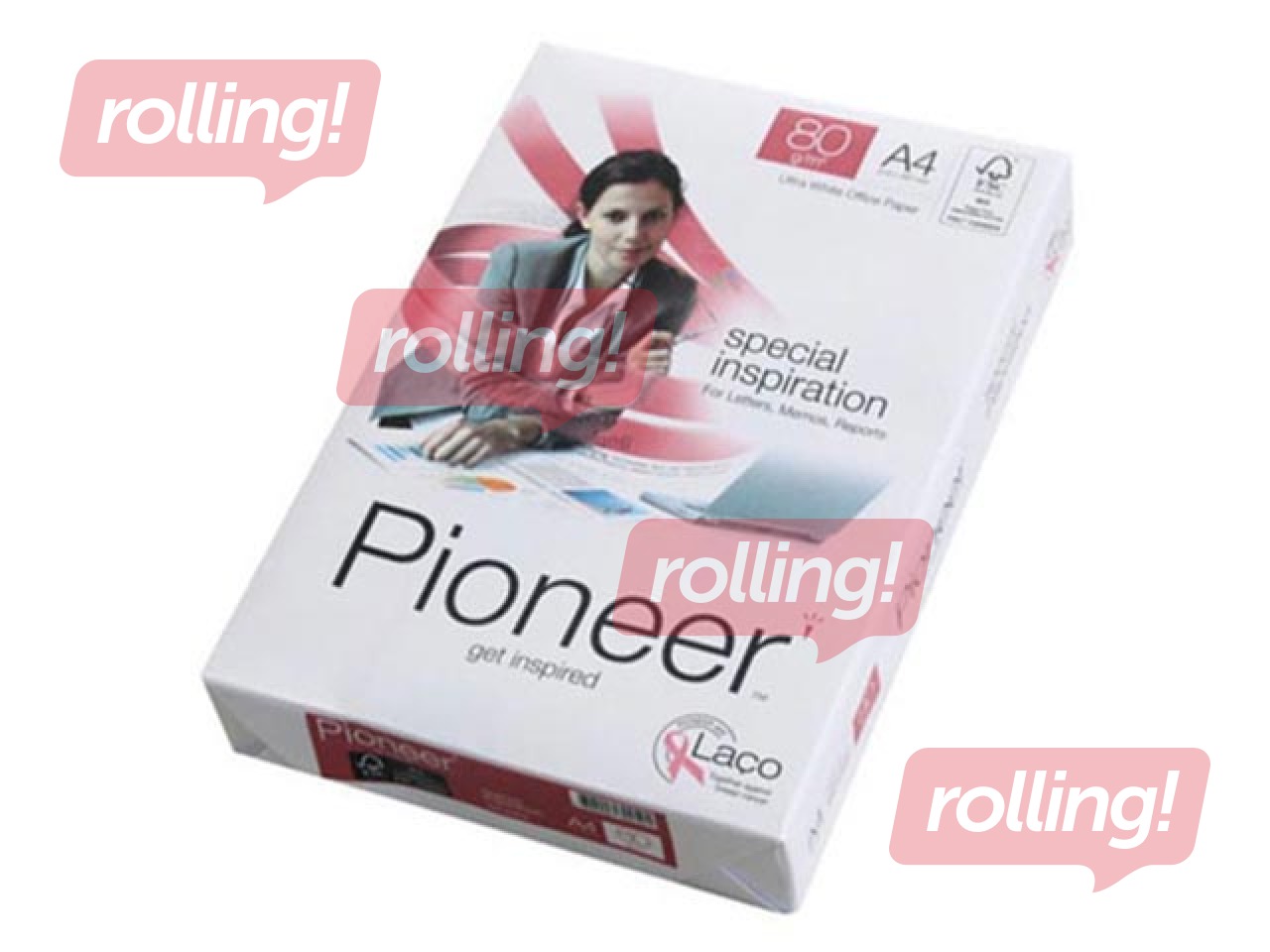 Papīrs Pioneer, A3, 80g/m², 500 loksnes