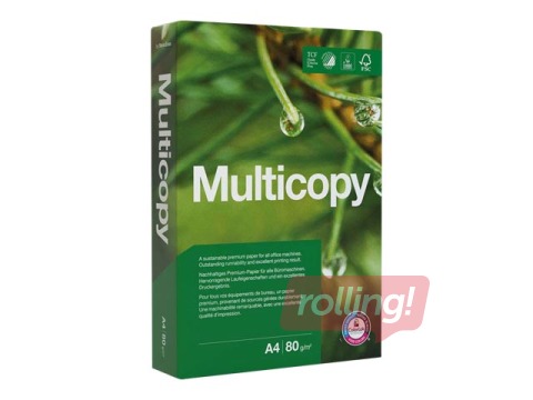 Koopiapaber MultiCopy Original Valge, A4, 80g/m², 500 lehte