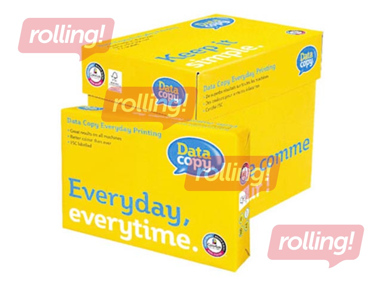 Papīrs Data Copy Everyday Printing, A4, 100g/m², 500 loksnes