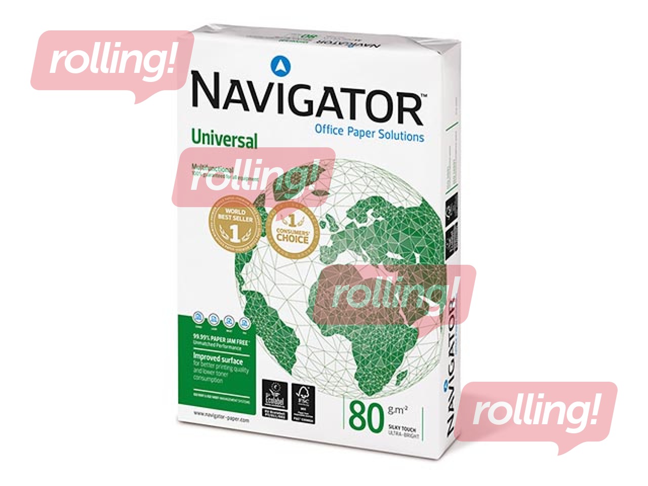Бумага Navigator Universal, A4, 80г/м², 500 листов