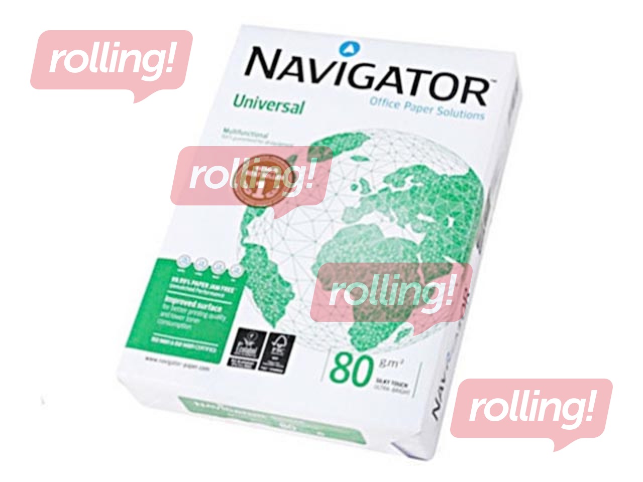 Papīrs Navigator Universal, A3, 80g/m², 500 loksnes