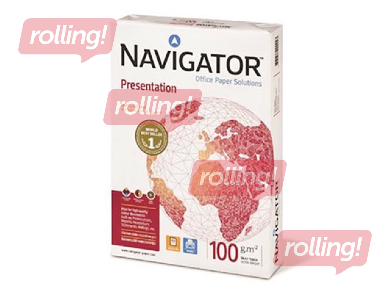 Koopiapaber Navigator Presentation, A4, 100g/m², 500 lehte