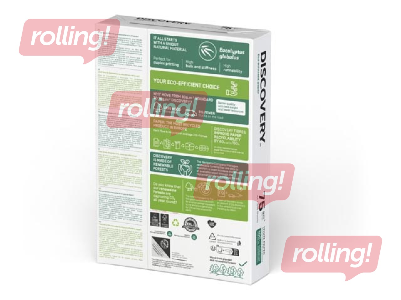Paber Discovery, A4, 75g/m², 500 lehte