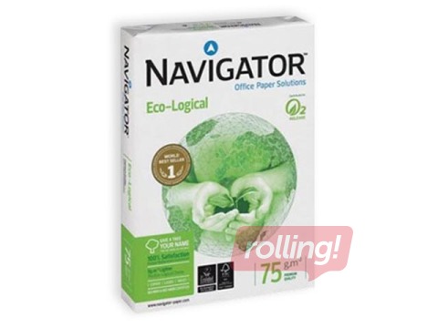 Koopiapaber Navigator Eco-Logical, A4, 75g/m², 500 lehte