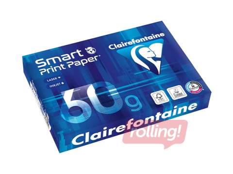 Papīrs Clairfontaine, A4, 60g/m², 500 loksnes