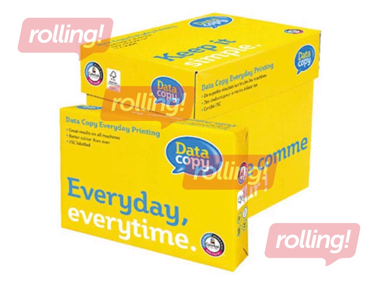 Koopiapaber Data Copy Everyday Printing, G&G function, A4, 75g/m², 500 lehte