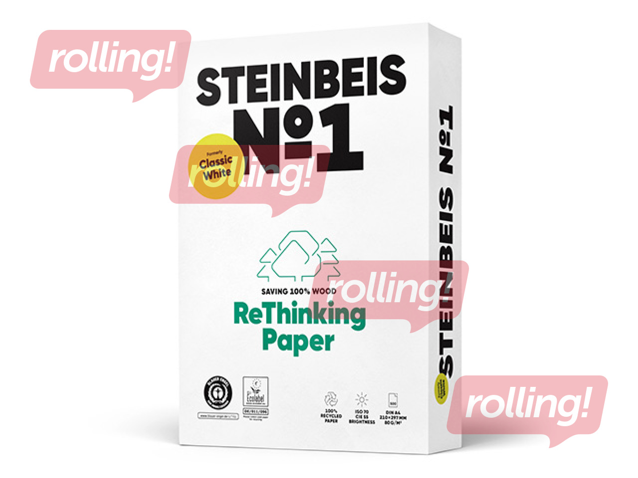 Paber Steinbeis No.1, A4, 80g/m², 500 lehte