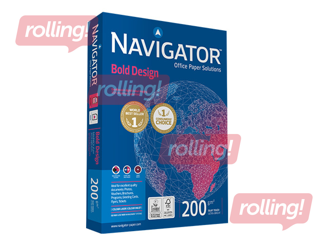 Paper Navigator, Bold Design, A4, 200 g/m², 150 sheets
