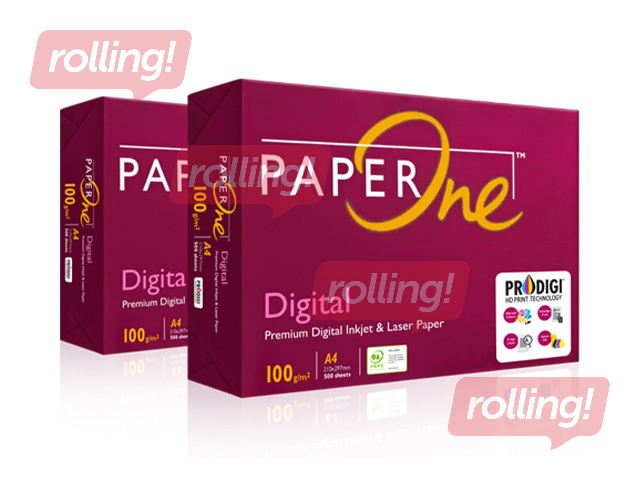 Paber Paper One, Digital, A4, 80 g/m², 500 lehte