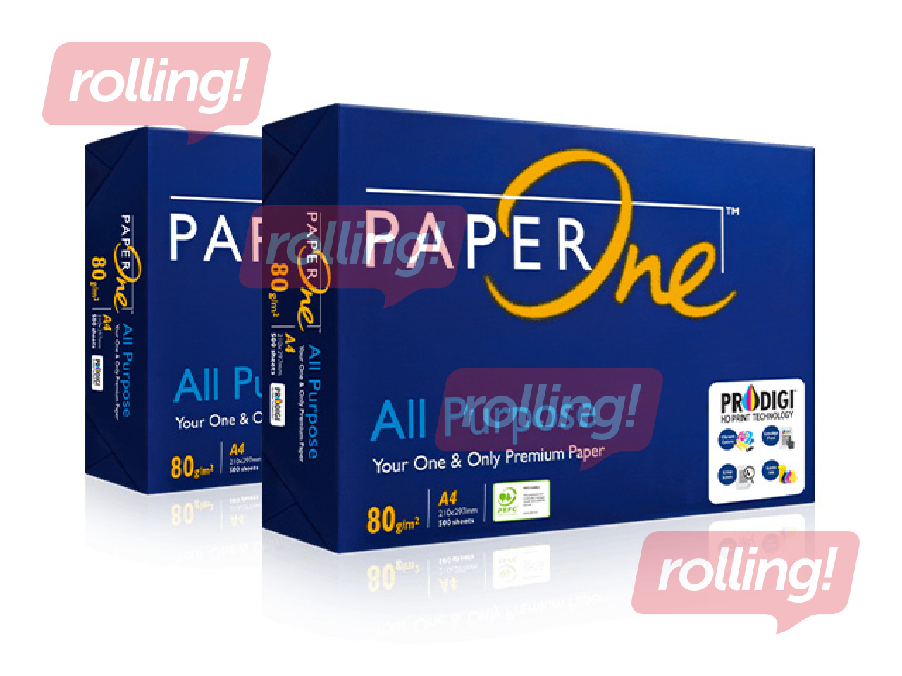 Papīrs Paper One, All Purpose, A4, 80g/m2, 500 loksnes
