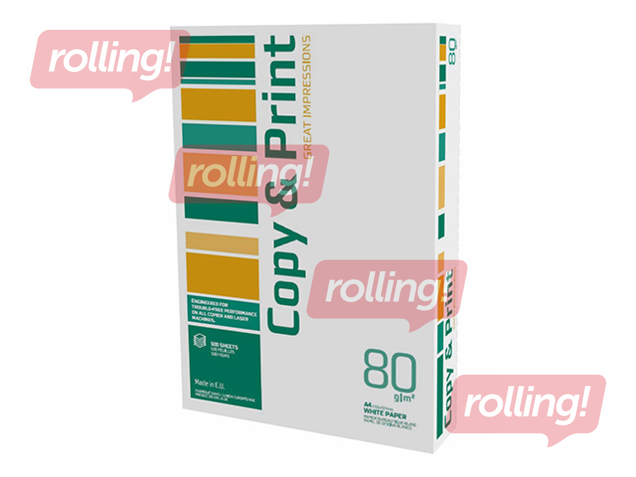 Papīrs Copy&Print, A4, 80g/m2, 500 loksnes    