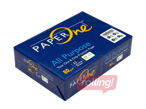 Paber Paper One, All Purpose, 80 g/m², A5, 500 lehte