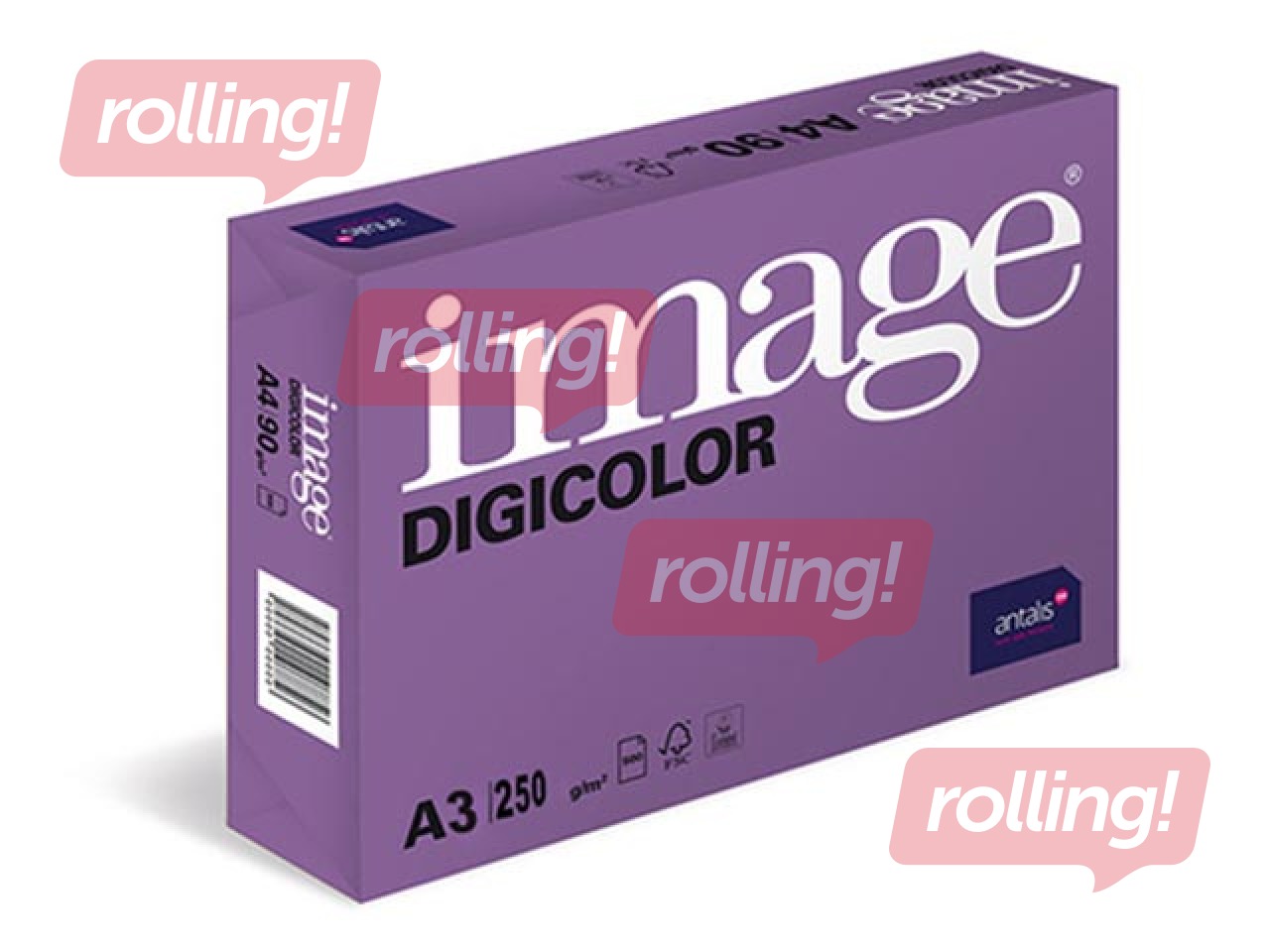 Бумага Image Digicolor, A3, 250г/м², 125 листов