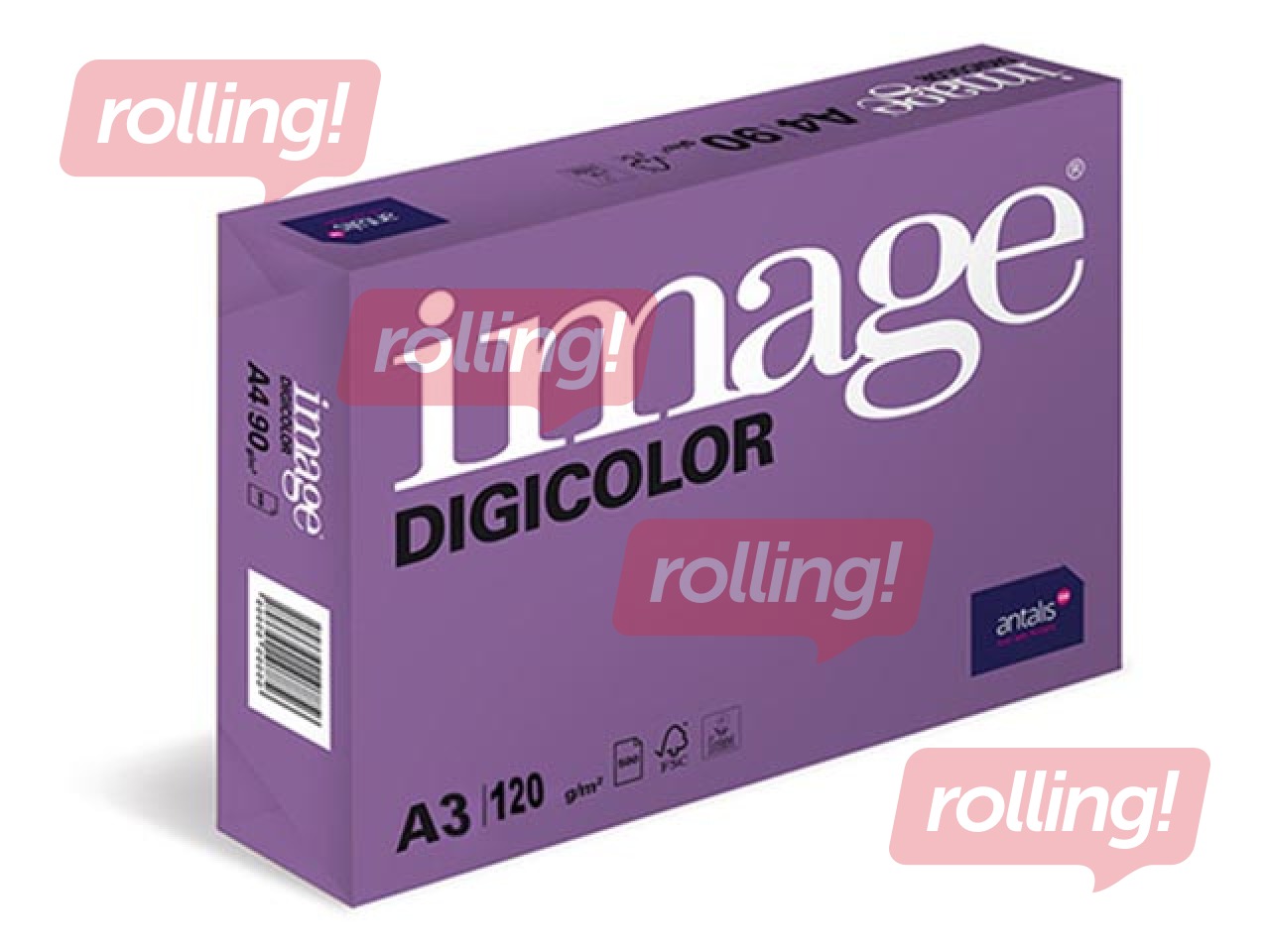 Бумага Image Digicolor, А3, 120г/м², 250 листов