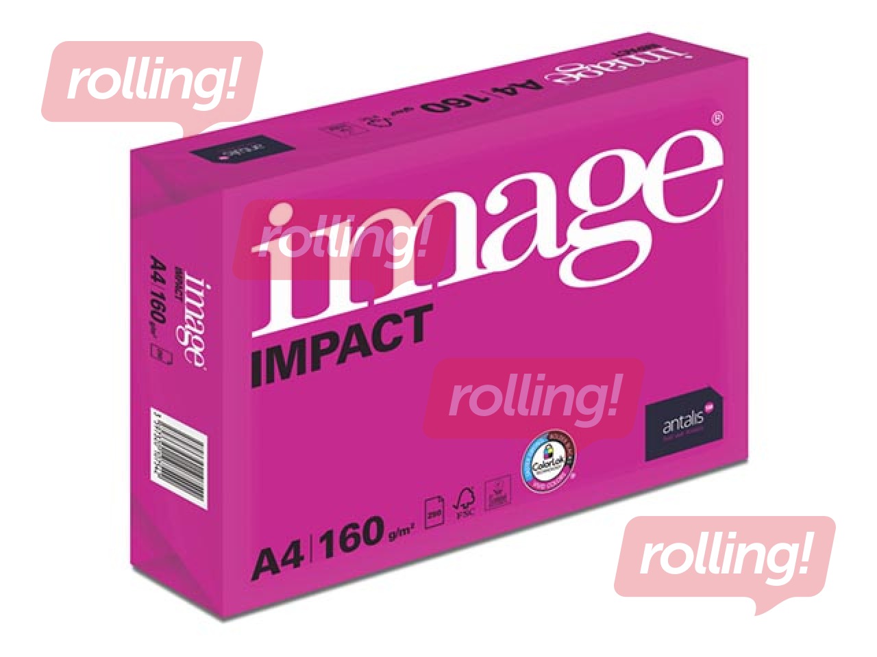 Papīrs Image Impact, A4, 160g/m², 250 loksnes   