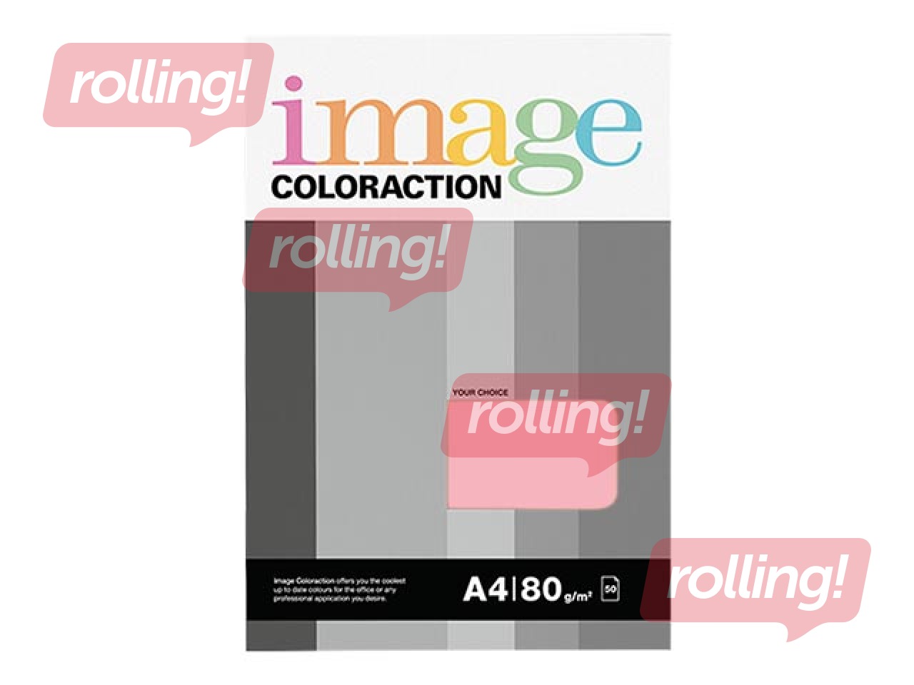 Koopiapaber Image Coloraction, A4, Coral/Mid Pink, 80g/m², 50 lehte