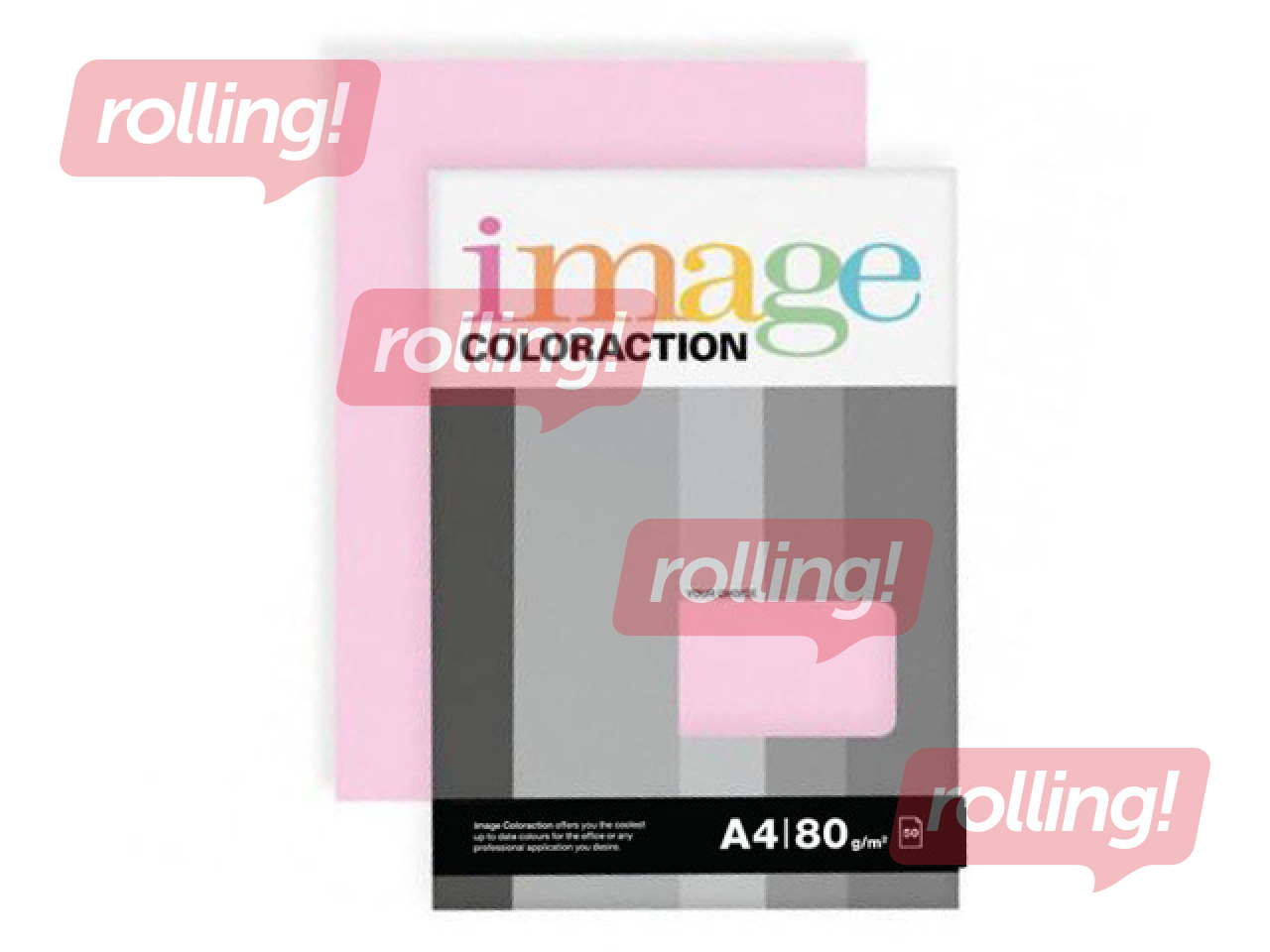 Koopiapaber Image Coloraction 25, A4, roosa, 80g/m², 50 lehte