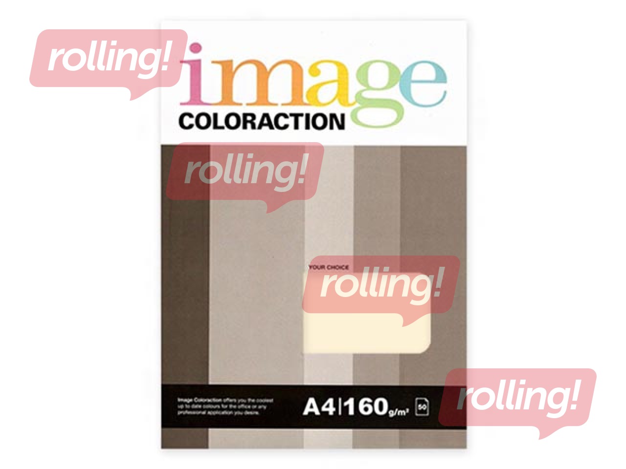 Koopiapaber Image Coloraction 54, A4, Seemisnaha beež, 80g/m², 50 lehte