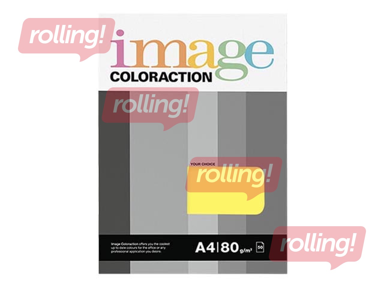 Koopiapaber Image Coloraction, A4, Desert/Pale Yellow, 80g/m², 50 lehte