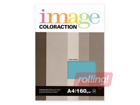 Koopiapaber Image Coloraction 77, A4, Lisbon / Deep Turquoise, veesinine, 80g/m², 50 lehte
