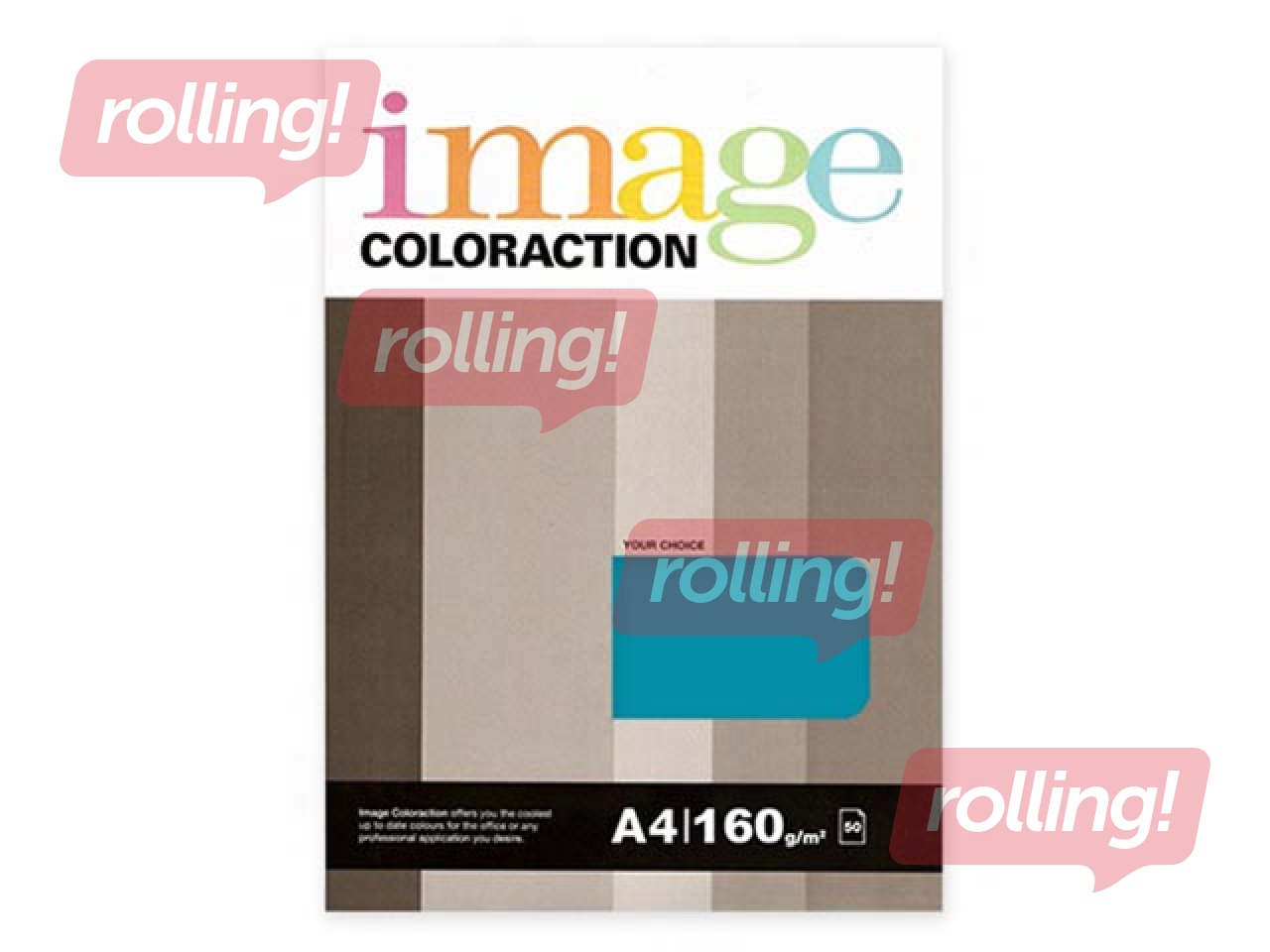 Paper Image Coloraction 78, A4, clear blue, 80g/m², 50 sheets