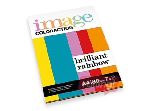 Papīrs Image Coloraction Rainbow Brilliant, A4, 80g/m², 70 loksnes