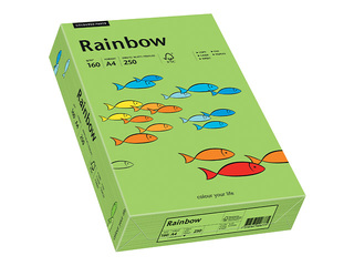 Бумага Rainbow 76, A4, 160г/м2, 250 листов, зелёная