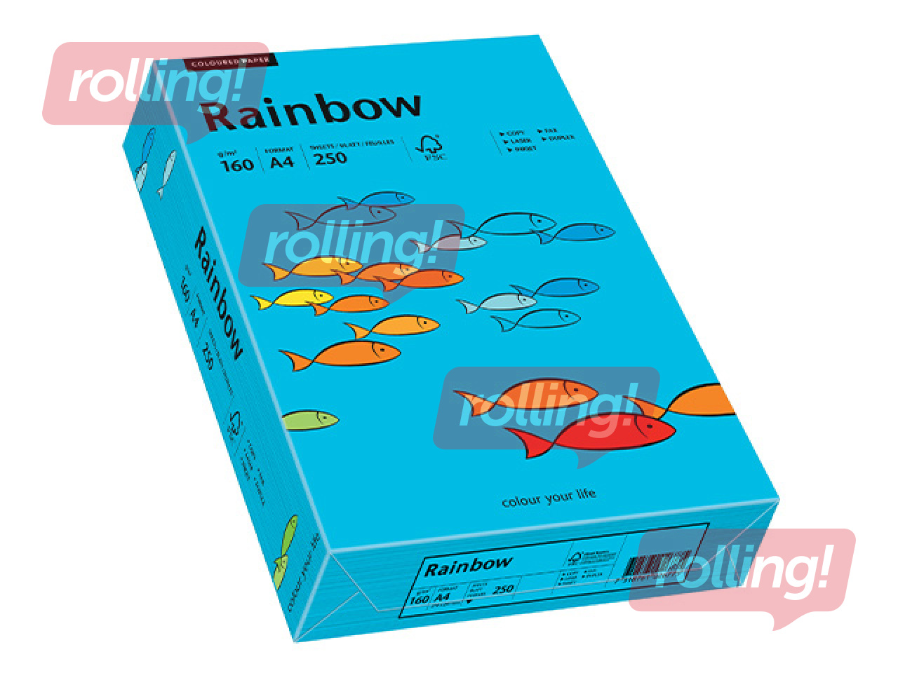 Paber Rainbow 87, A4, 160g/m2, 250 lehte, sinine