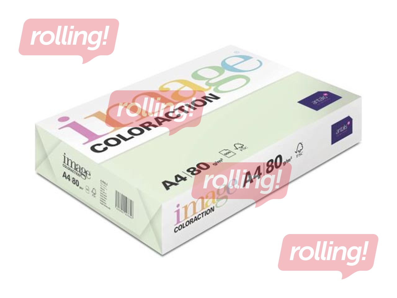 Koopiapaber Image Coloraction, A4, Jungle/Pale Green, 80g/m², 500 lehte