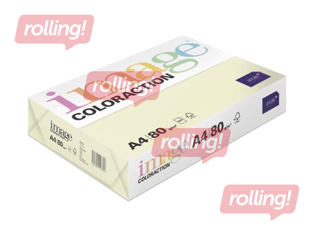 Koopiapaber Image Coloraction, A4, Atoll/Pale Ivory, 80g/m², 500 lehte