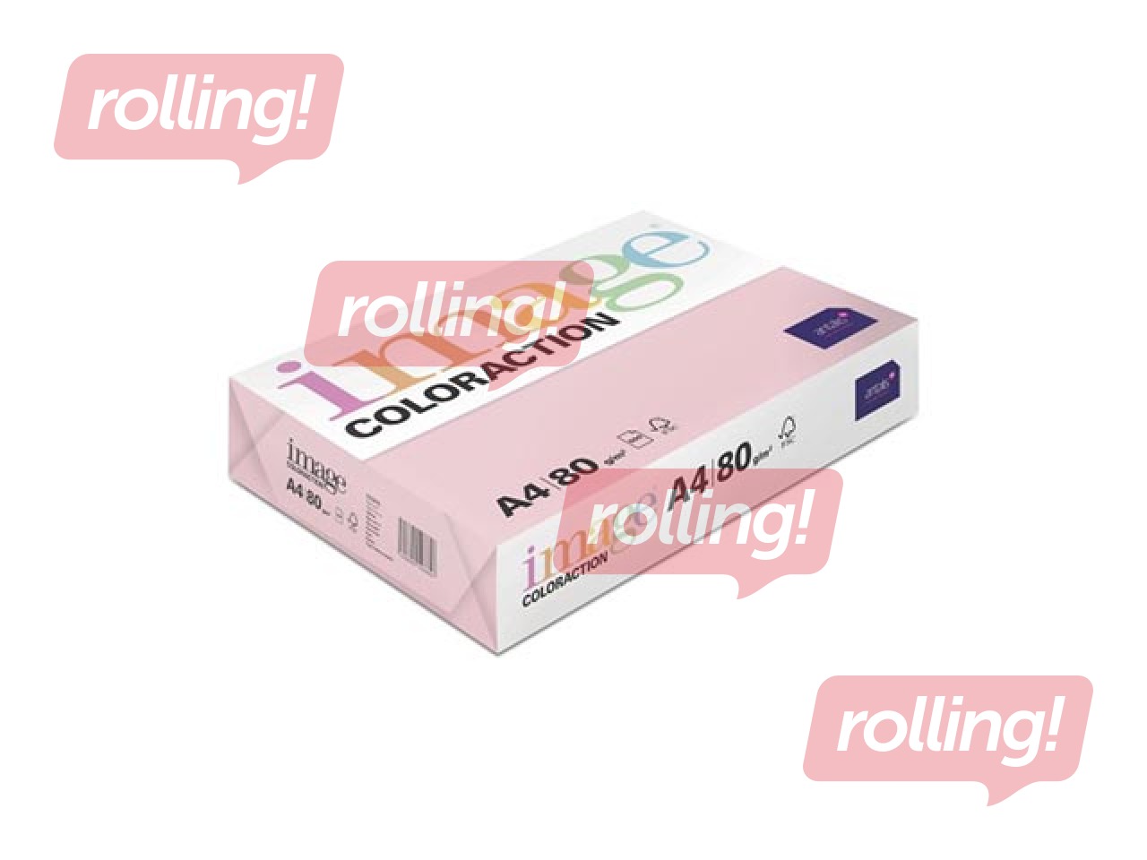 Koopiapaber Image Coloraction, A4, Tropic/Pale pink, 80g/m², 500 lehte
