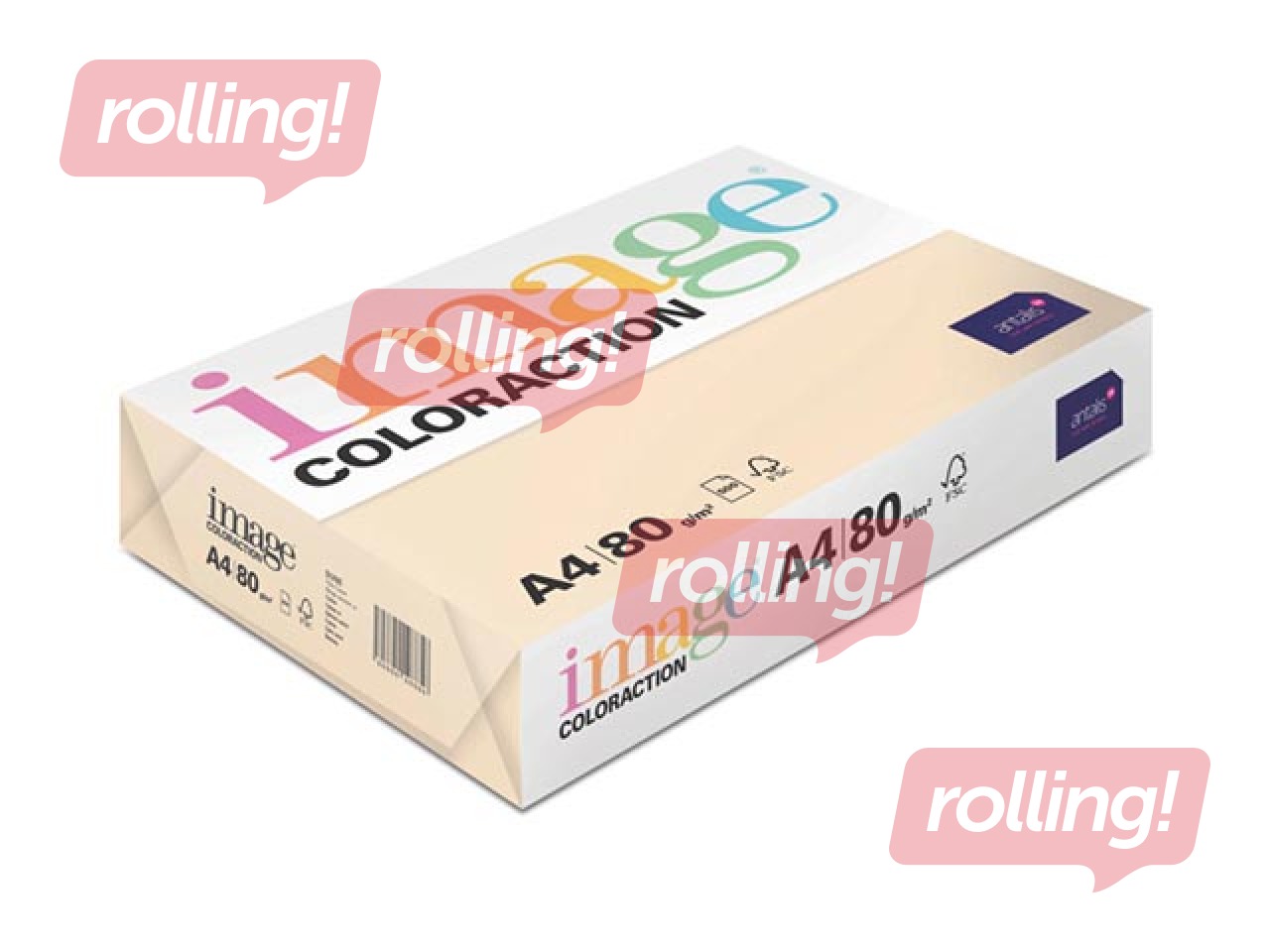 Koopiapaber Image Coloraction, A4, Dune/Pale cream, 80g/m², 500 lehte