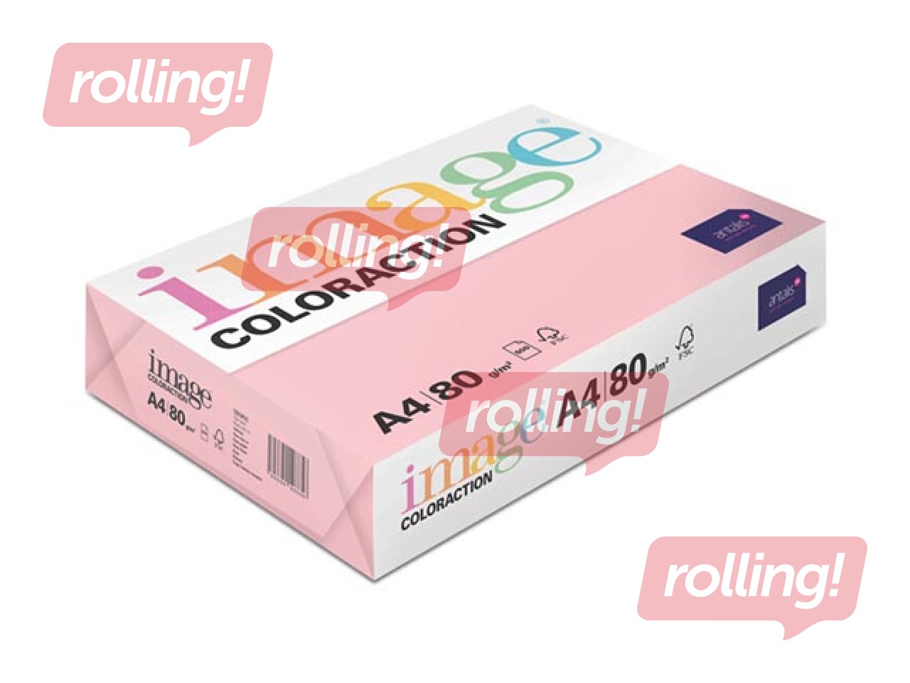 Koopiapaber Image Coloraction, A3, Tropic/Pale pink, 80g/m², 500 lehte