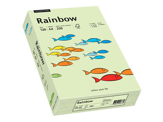 Бумага Rainbow 72, A4, 120 г/м², 250 листов, светло-зелёная