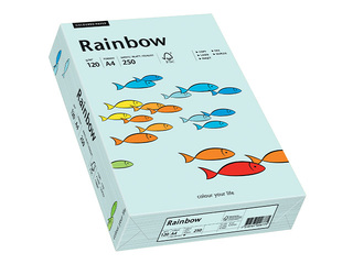 Papīrs Rainbow 82, A4, 120g/m2, 250 loksnes, gaiši zils