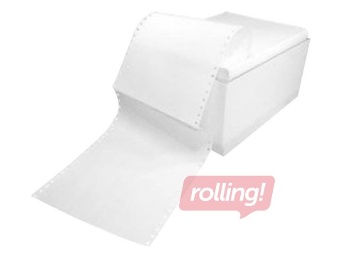 Printer paper without perforation, single-layer, white, A4, 2000 connected sheets